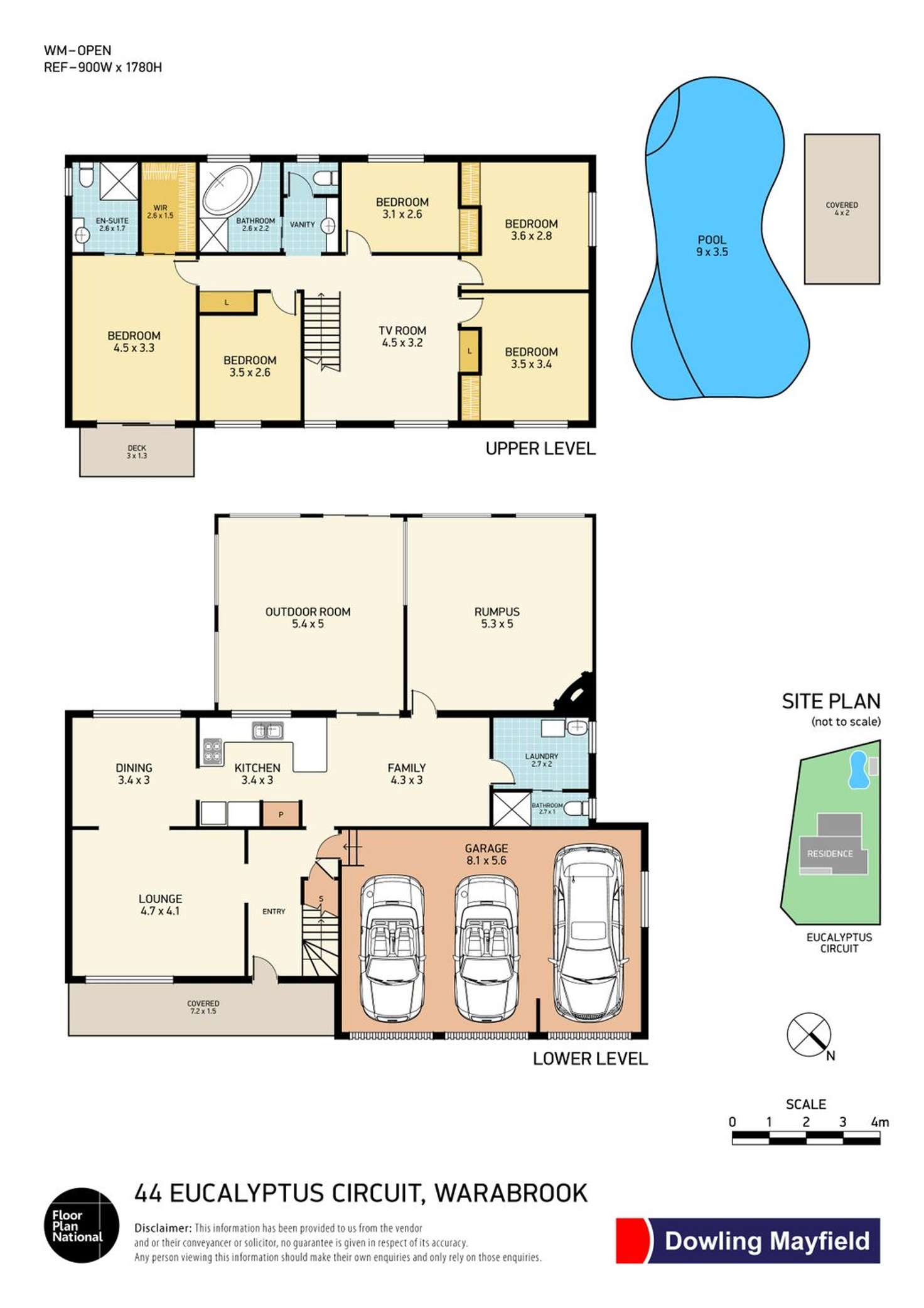 Floorplan of Homely house listing, 44 Eucalyptus Circuit, Warabrook NSW 2304