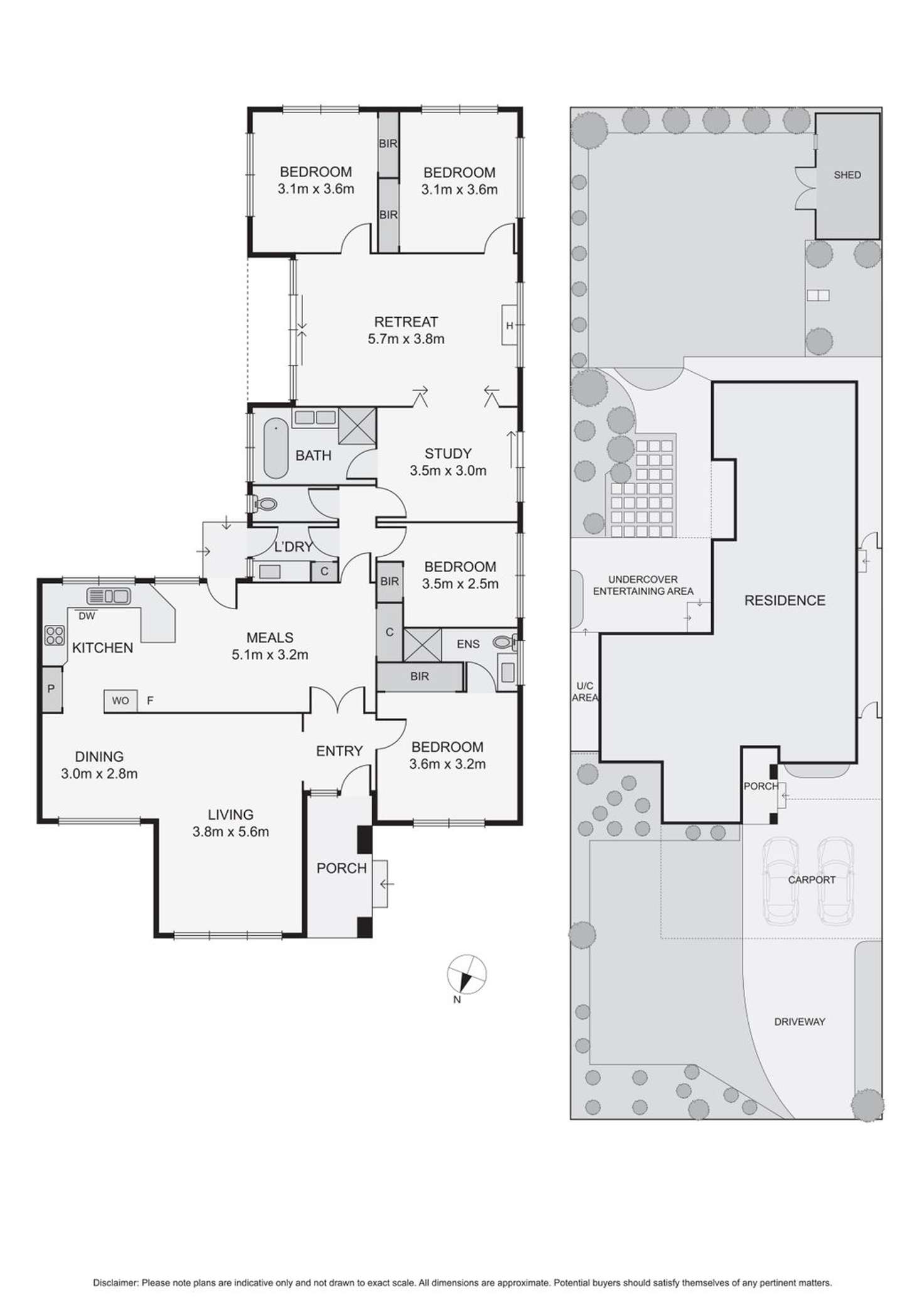Floorplan of Homely house listing, 43 Spence Street, Keilor Park VIC 3042