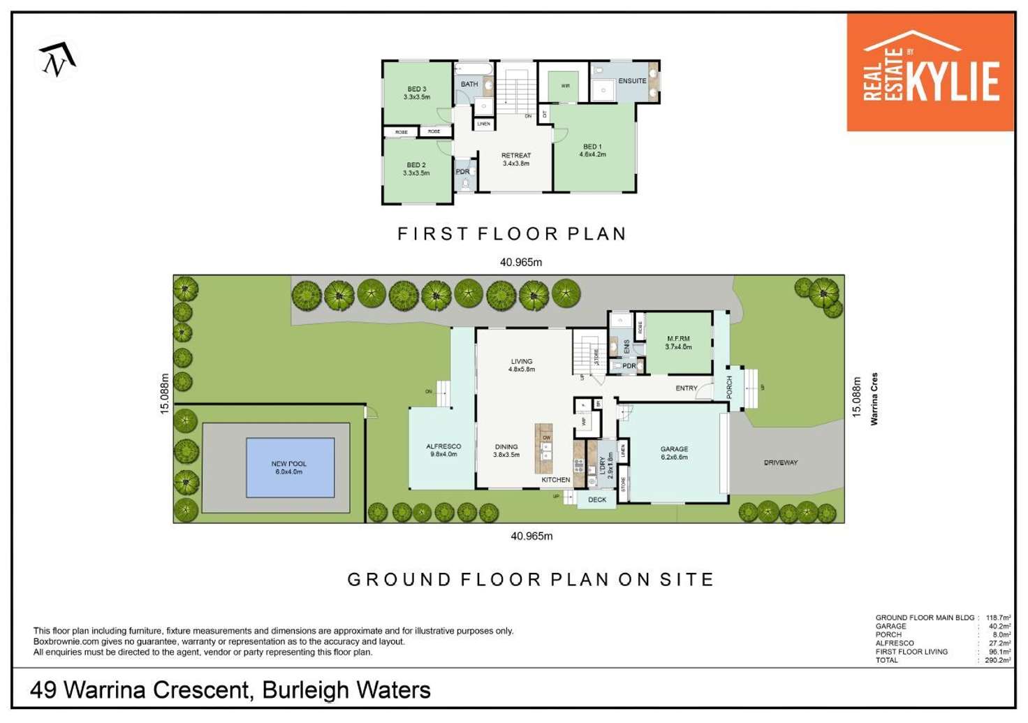 Floorplan of Homely house listing, 49 Warrina Crescent, Burleigh Waters QLD 4220