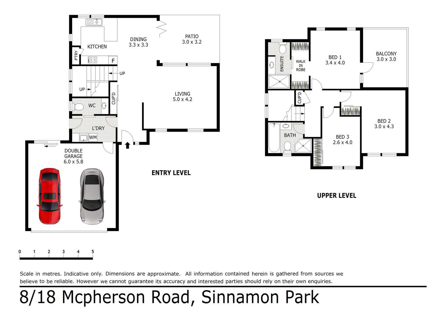 Floorplan of Homely townhouse listing, 8/18 Mcpherson Road, Sinnamon Park QLD 4073