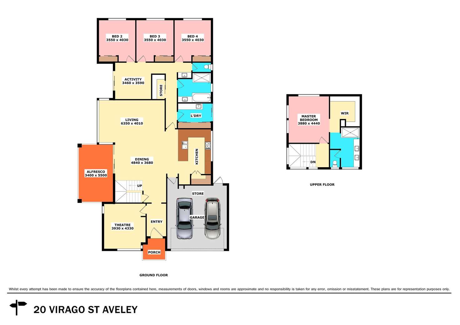 Floorplan of Homely house listing, 20 Virago Street, Aveley WA 6069