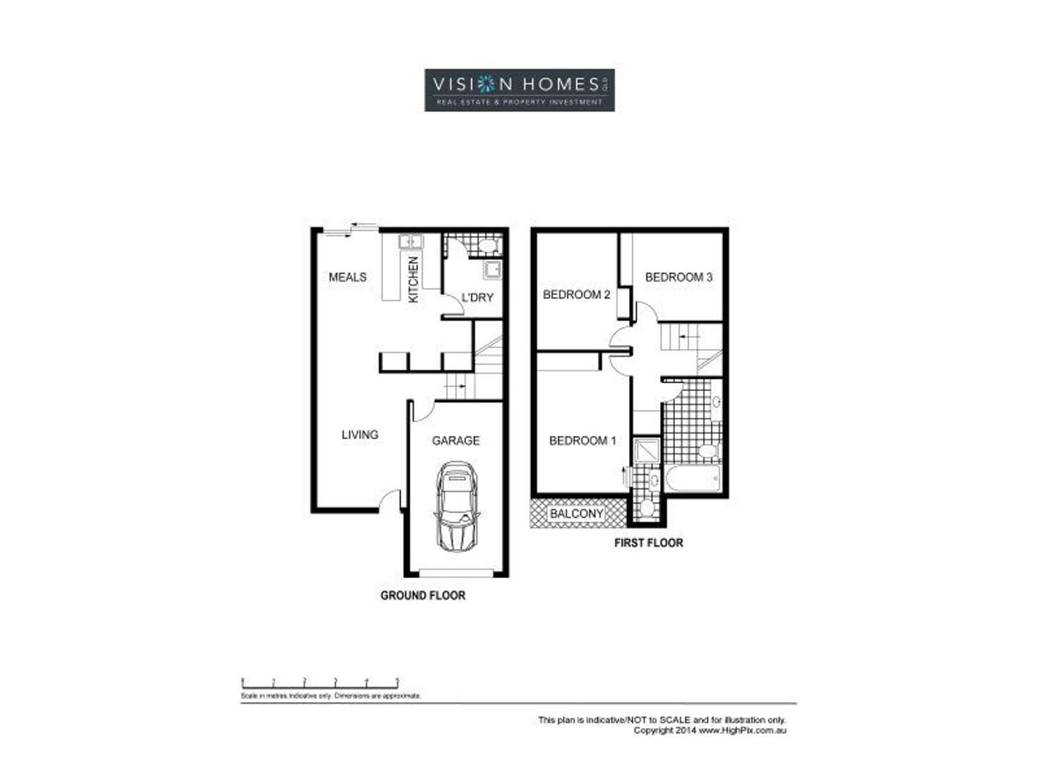 Floorplan of Homely townhouse listing, 14/17 Fleet Street, Browns Plains QLD 4118