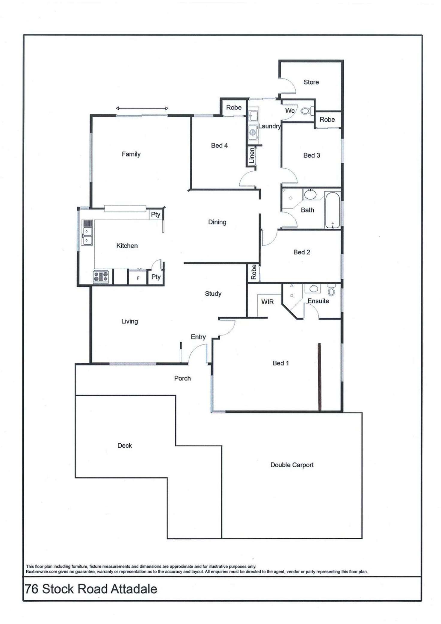 Floorplan of Homely house listing, 76 Stock Road, Attadale WA 6156