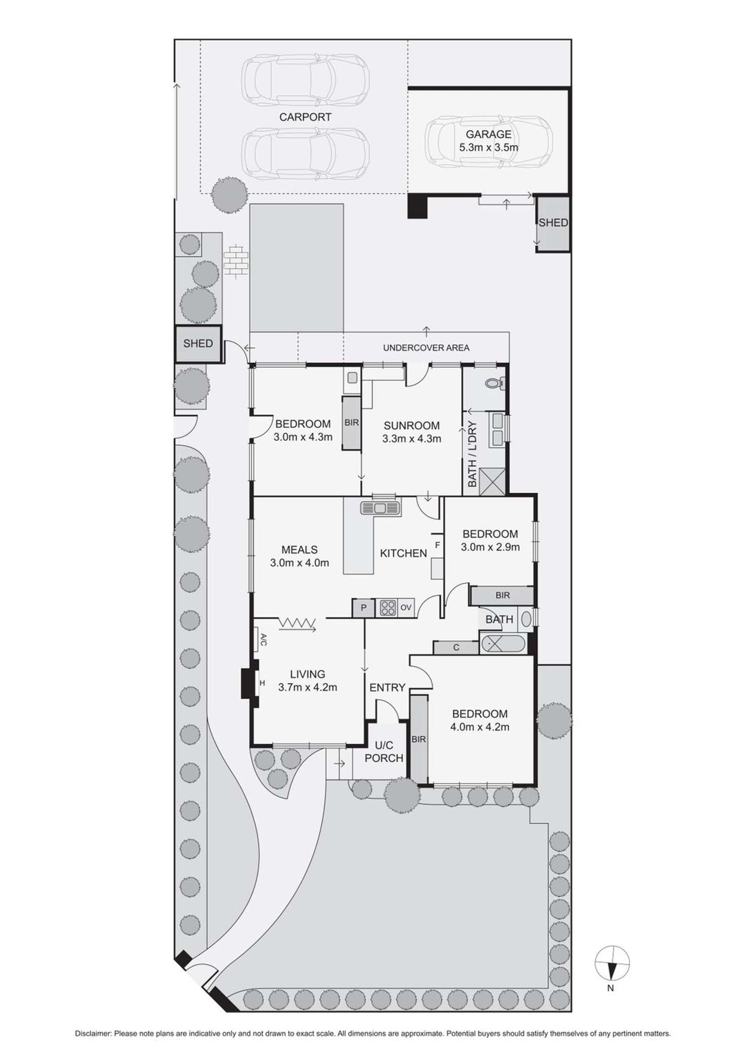 Floorplan of Homely house listing, 421 Buckley Street, Aberfeldie VIC 3040