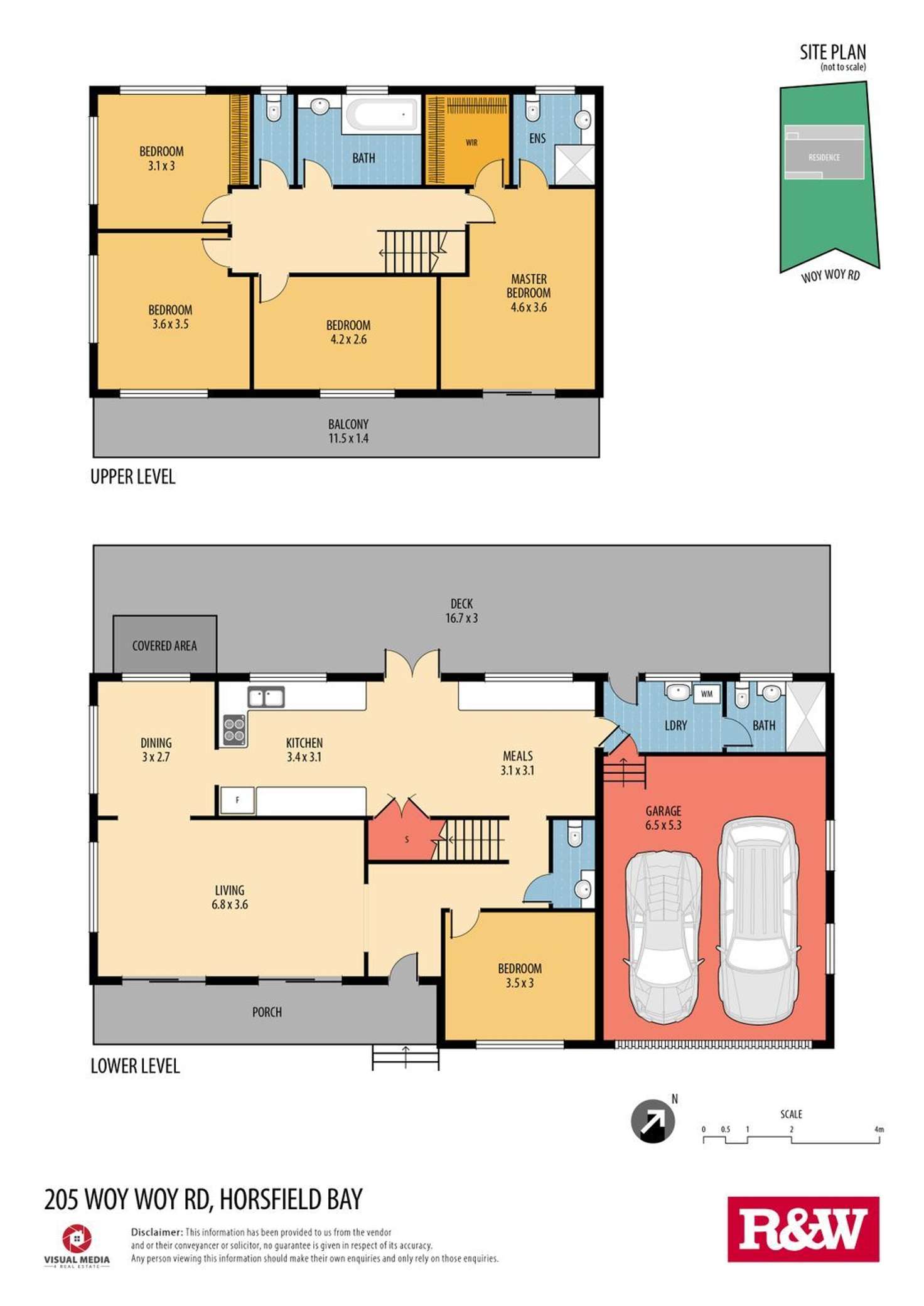 Floorplan of Homely house listing, 205 Woy Woy Road, Horsfield Bay NSW 2256