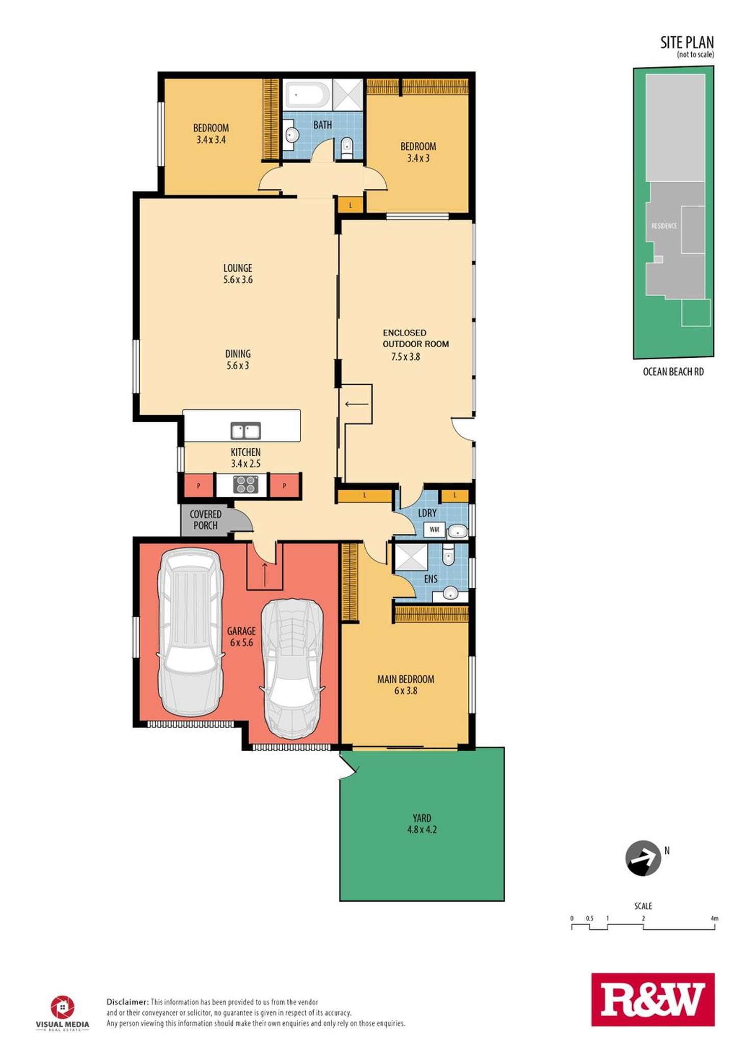 Floorplan of Homely villa listing, 1/447 Ocean Beach Road, Umina Beach NSW 2257