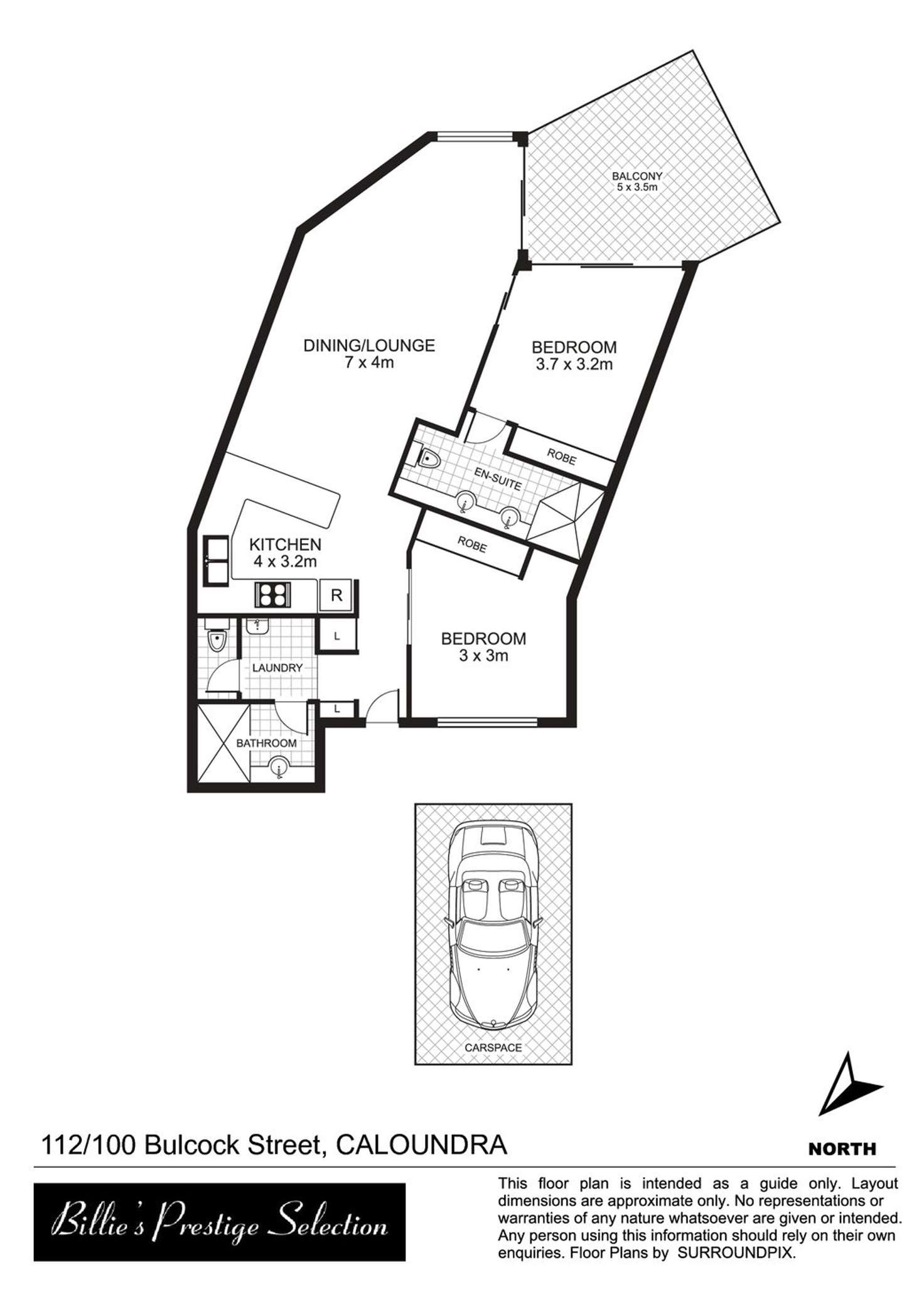 Floorplan of Homely unit listing, 112/100 Bulcock Street, Caloundra QLD 4551