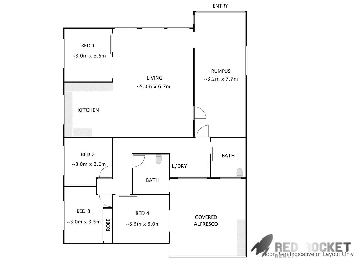 Floorplan of Homely house listing, 6 Wendron Street, Rochedale South QLD 4123