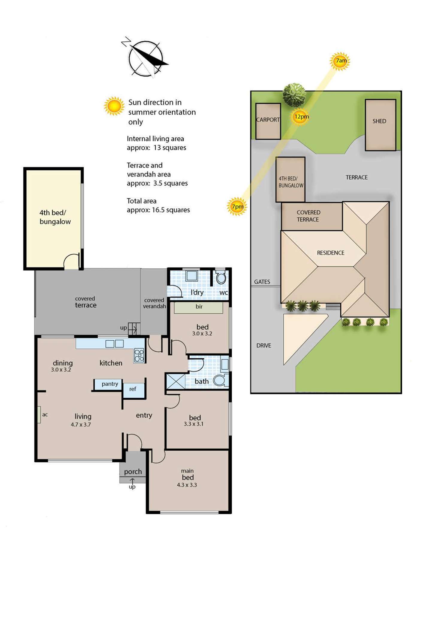 Floorplan of Homely house listing, 14 Armata Crescent, Frankston North VIC 3200