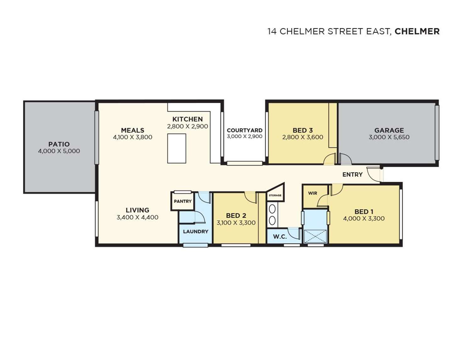 Floorplan of Homely house listing, 14 Chelmer St East, Chelmer QLD 4068