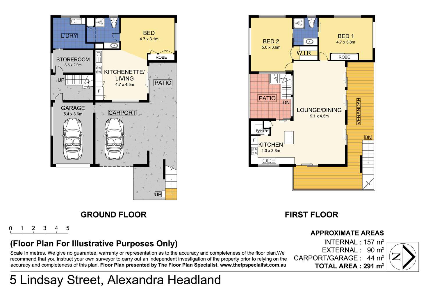 Floorplan of Homely house listing, 5 Lindsay Street, Alexandra Headland QLD 4572