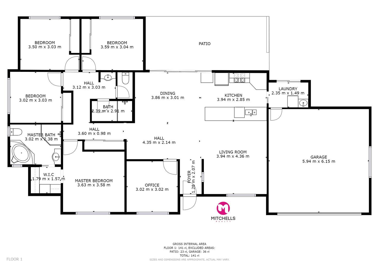 Floorplan of Homely house listing, 24 Magellan Circuit, Urraween QLD 4655