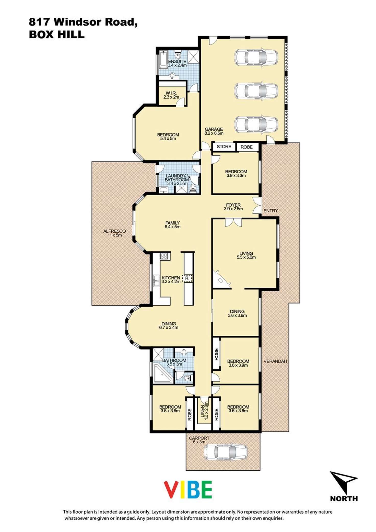 Floorplan of Homely acreageSemiRural listing, 817 Windsor Road, Box Hill NSW 2765