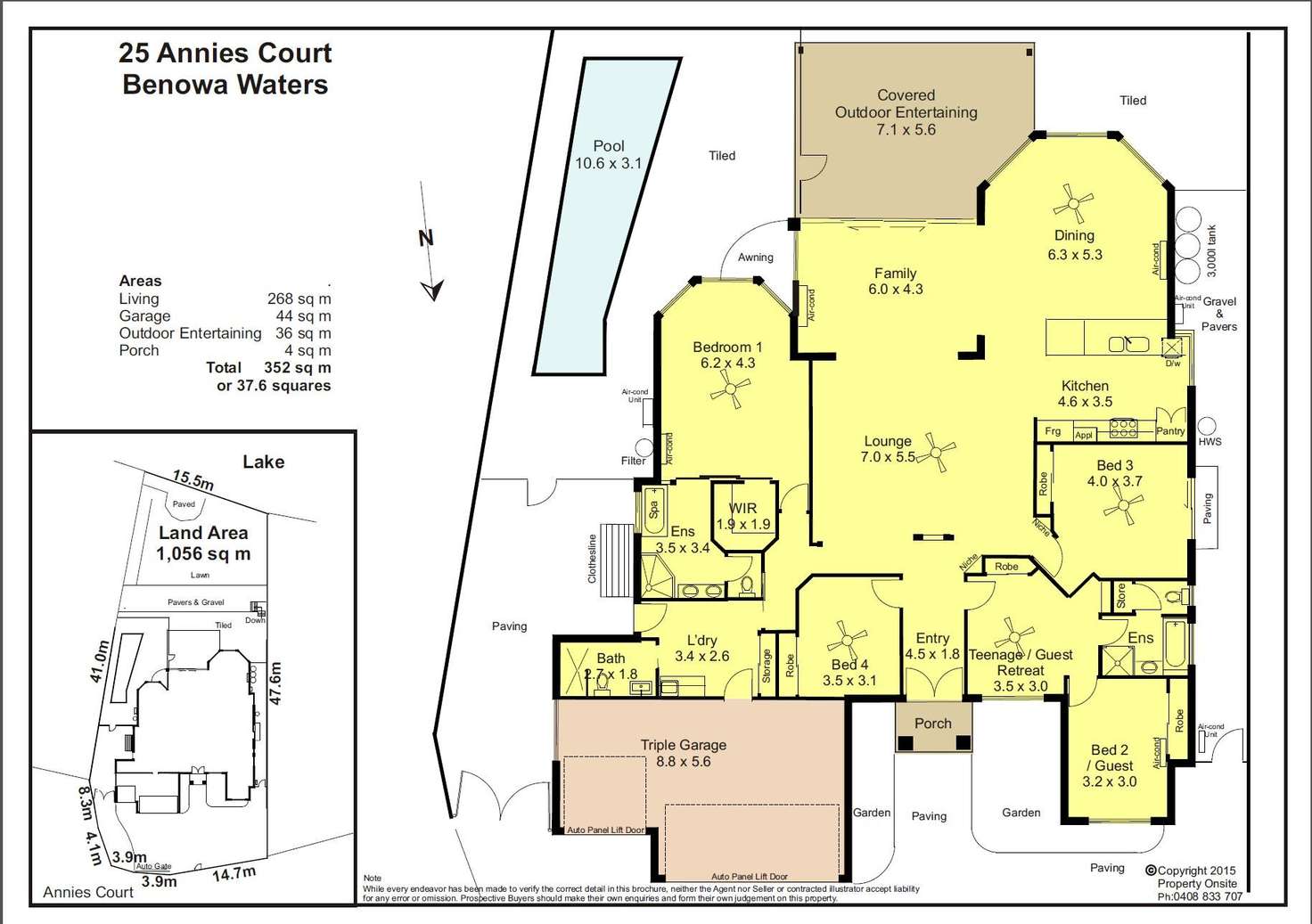 Floorplan of Homely house listing, 25 Annies Court, Benowa Waters QLD 4217