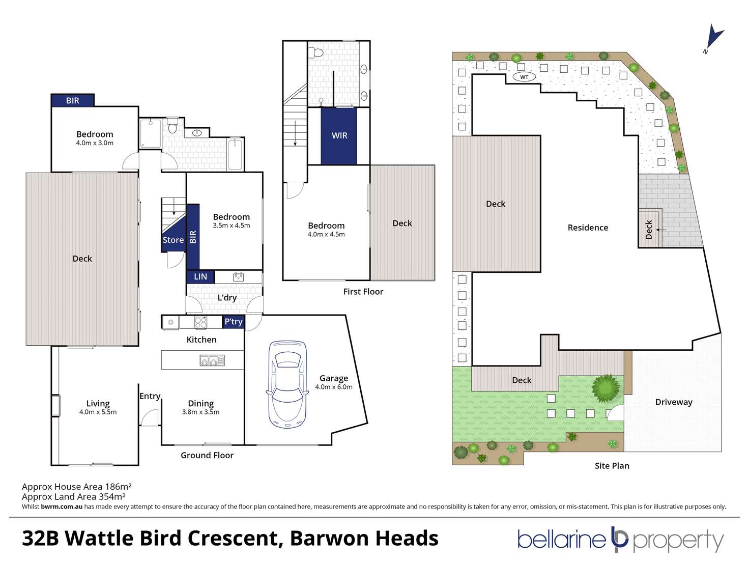 Floorplan of Homely house listing, 32b Wattlebird Crescent, Barwon Heads VIC 3227