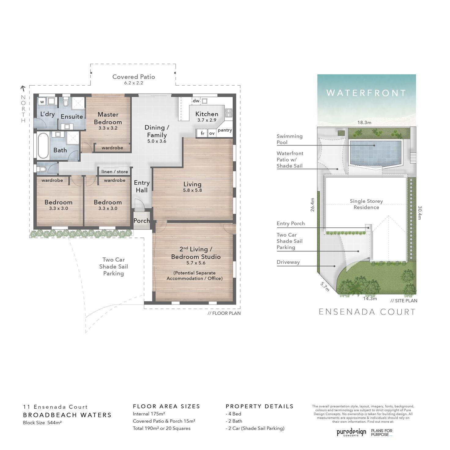 Floorplan of Homely house listing, 11 Ensenada Court, Broadbeach Waters QLD 4218