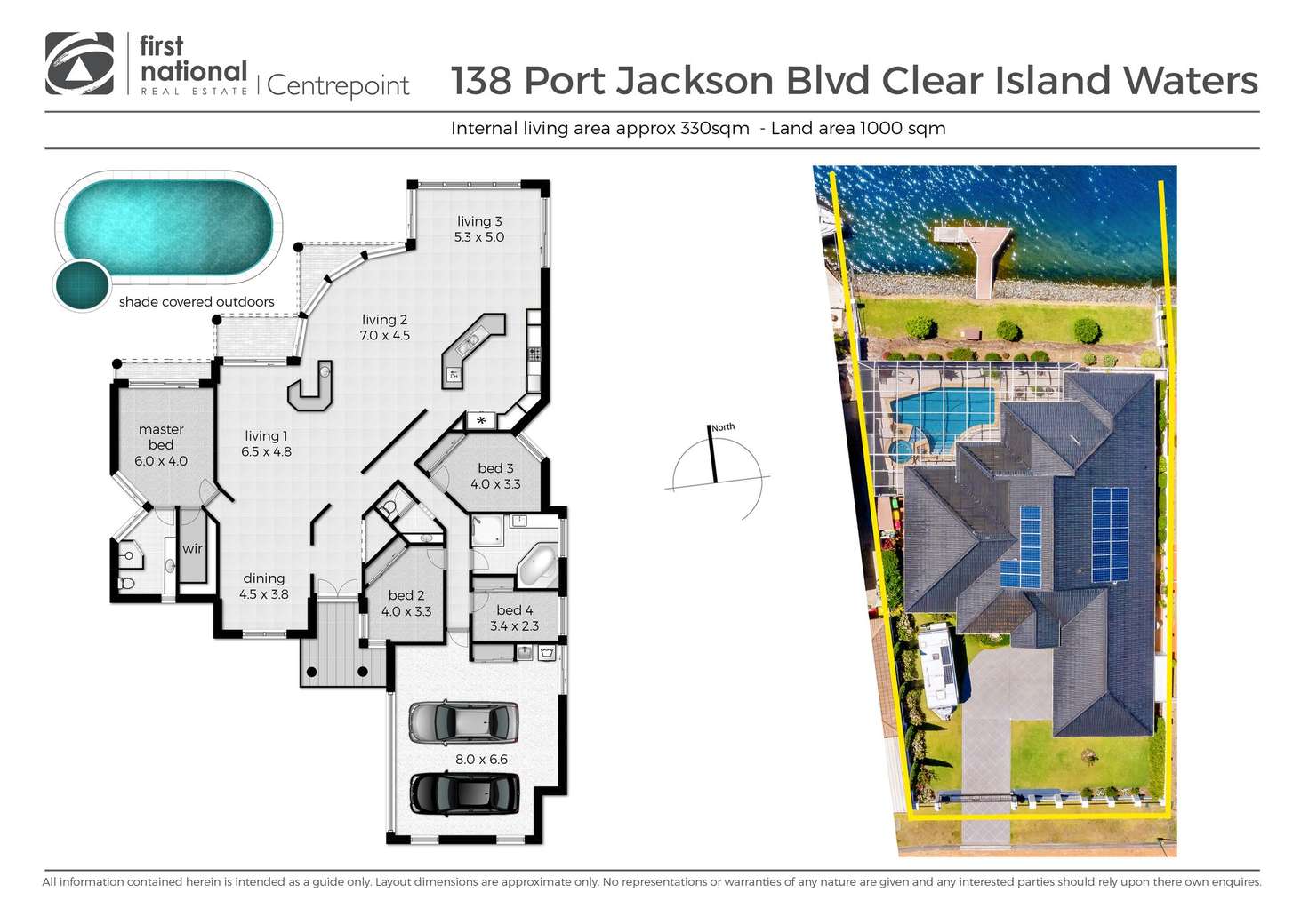 Floorplan of Homely house listing, 138 Port Jackson Bvd, Clear Island Waters QLD 4226
