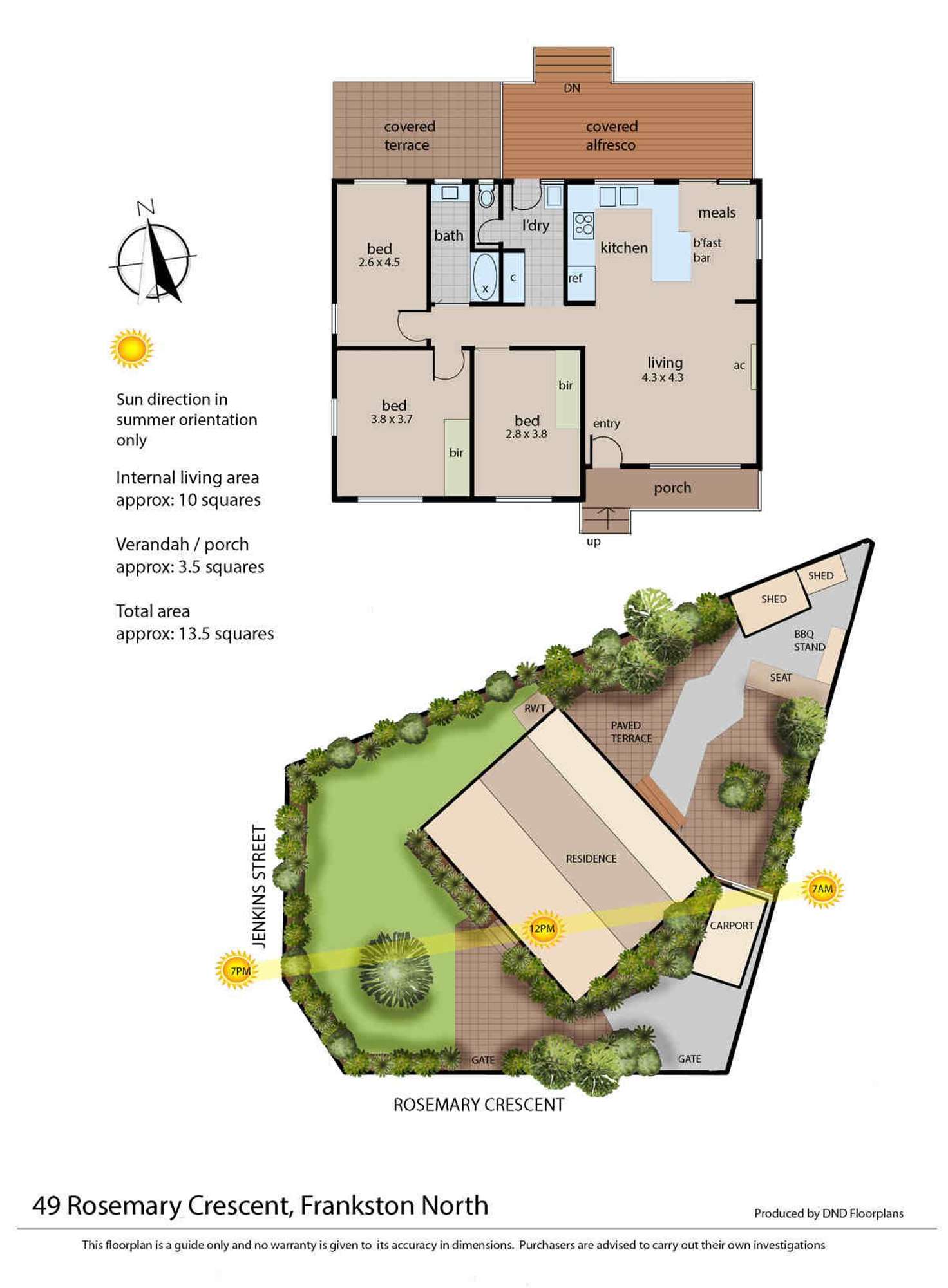Floorplan of Homely house listing, 49 Rosemary Crescent, Frankston North VIC 3200