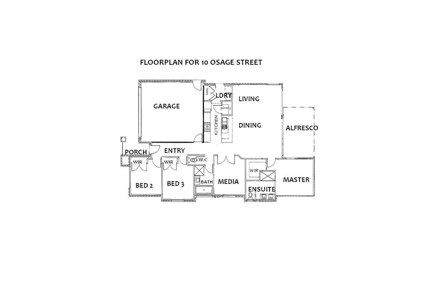 Floorplan of Homely house listing, 10 Osage Street, Caloundra West QLD 4551
