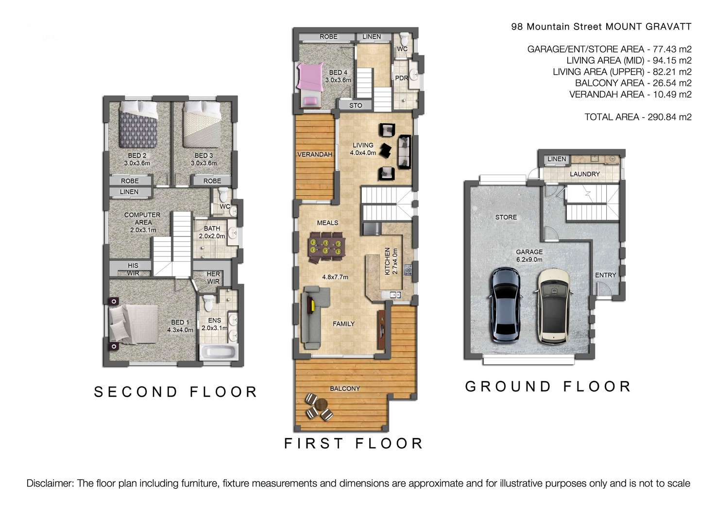Floorplan of Homely house listing, 98 Mountain Street, Mount Gravatt QLD 4122