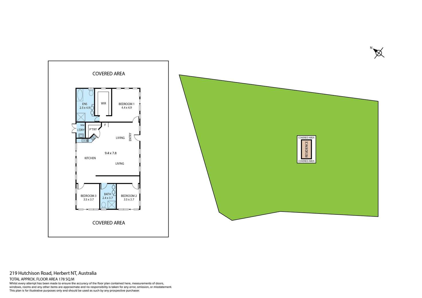 Floorplan of Homely house listing, 219 Hutchison Road, Herbert NT 836