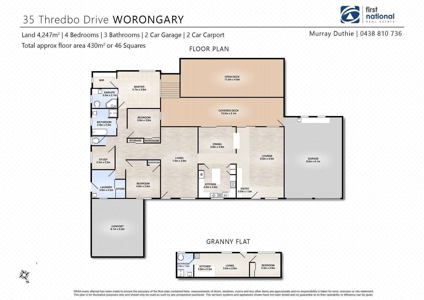 Floorplan of Homely house listing, 35 Thredbo Drive, Worongary QLD 4213