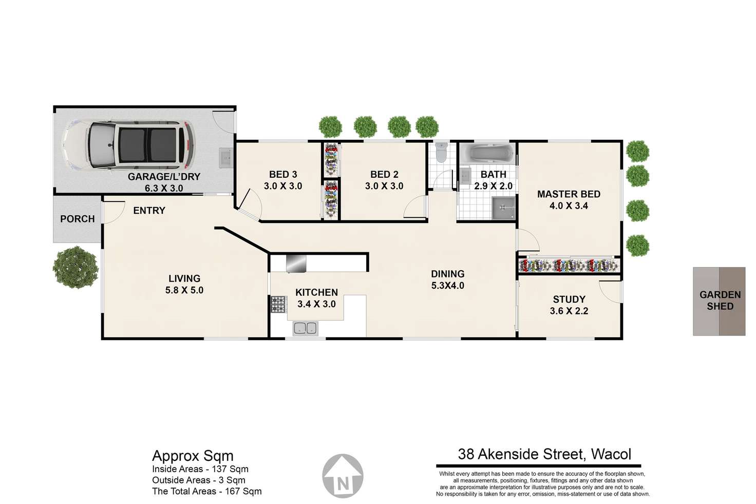 Floorplan of Homely house listing, 38 Akenside Street, Wacol QLD 4076