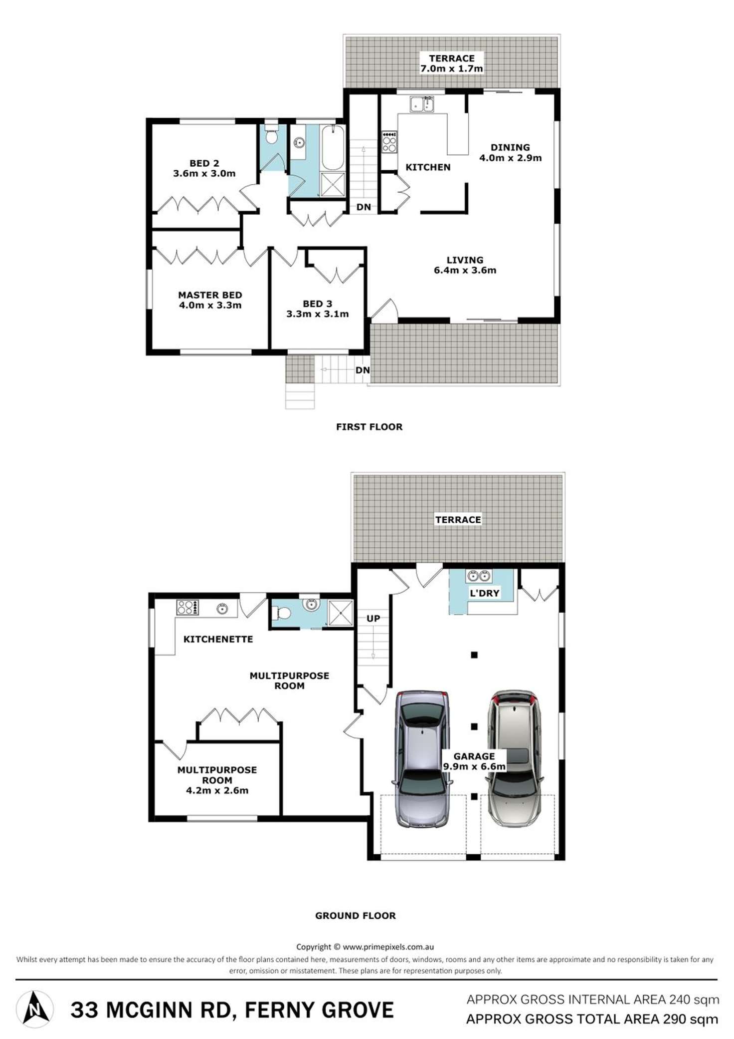 Floorplan of Homely house listing, 33 McGinn Road, Ferny Grove QLD 4055