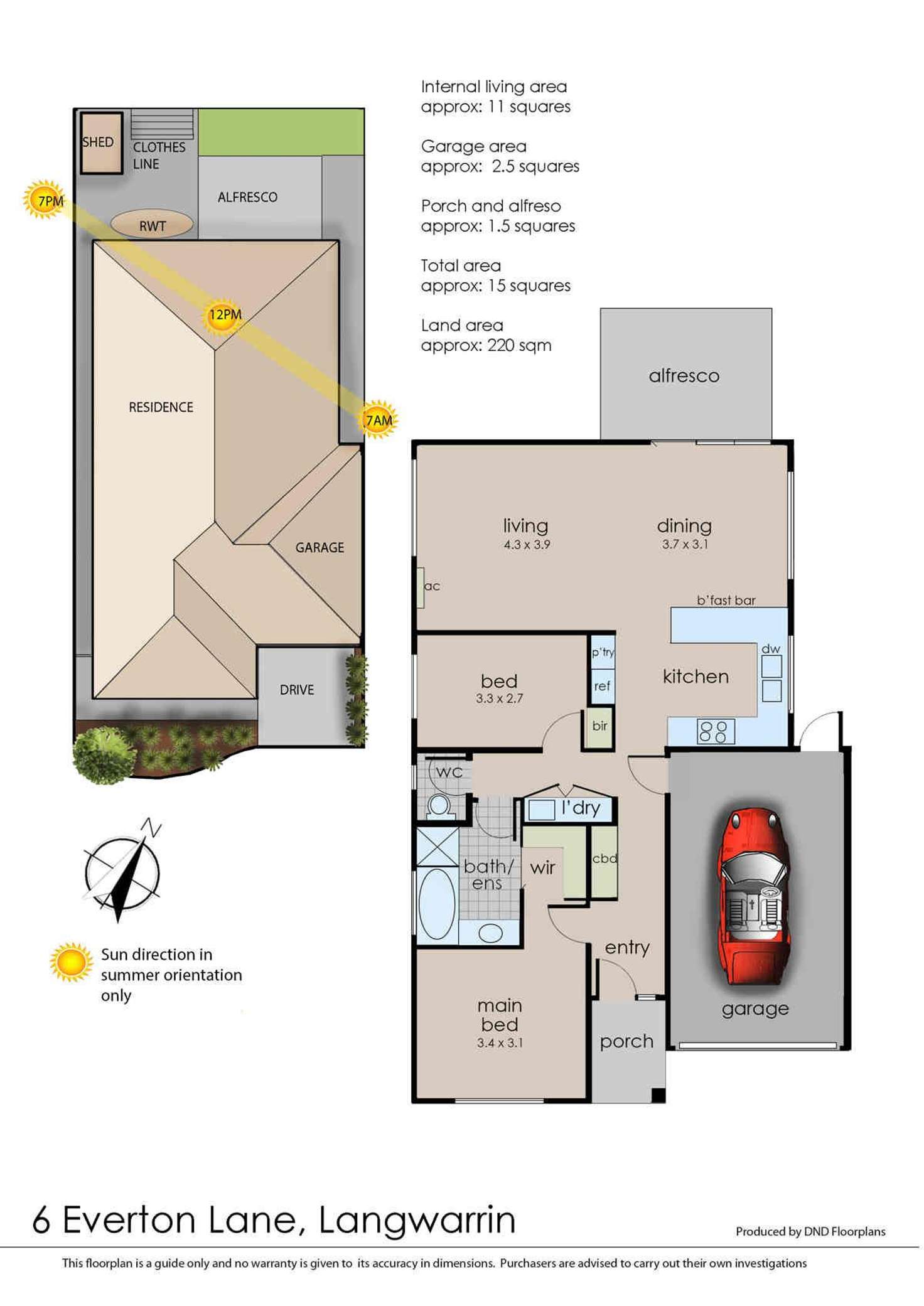 Floorplan of Homely unit listing, 6 Everton Lane, Langwarrin VIC 3910