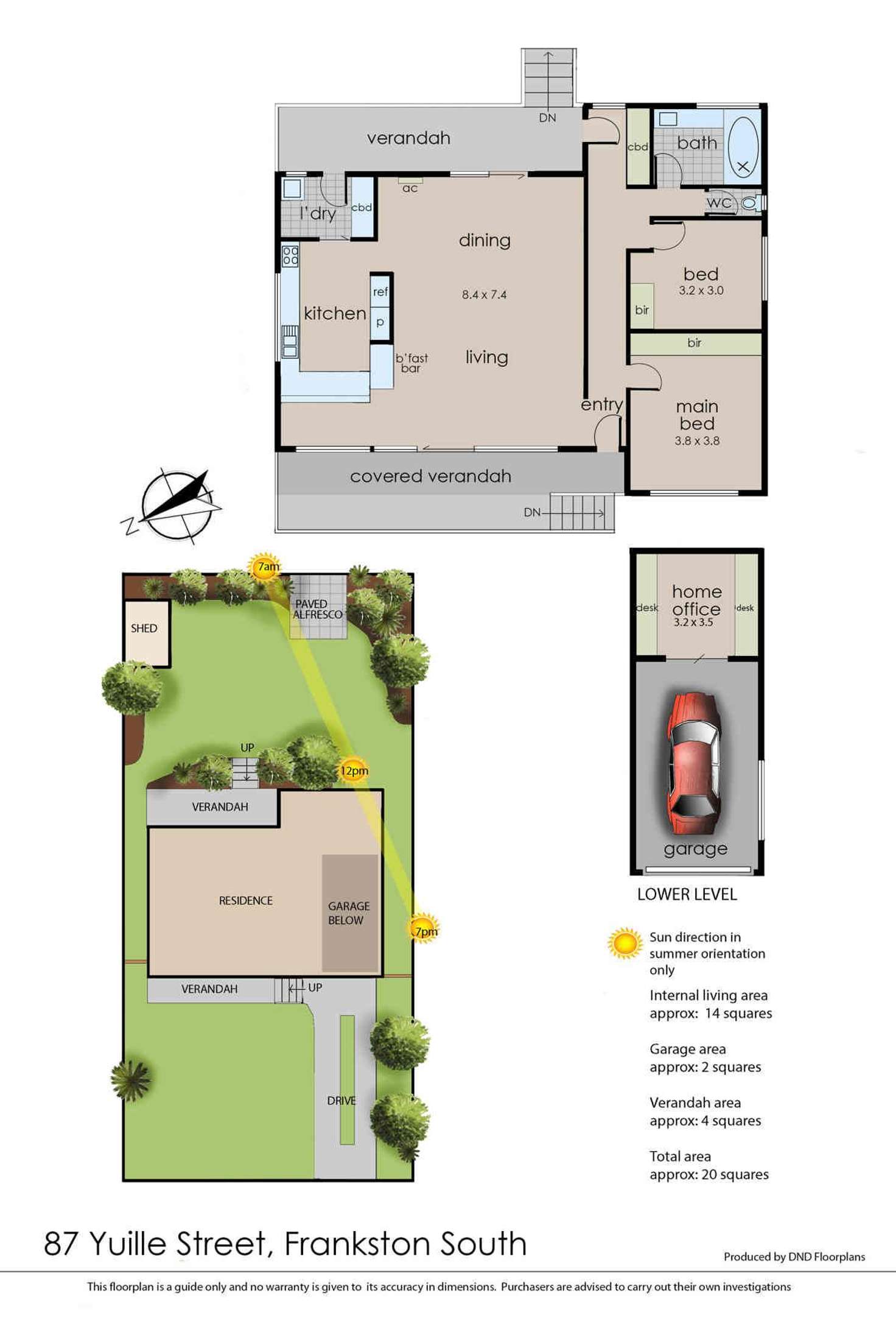 Floorplan of Homely house listing, 87 Yuille Street, Frankston South VIC 3199