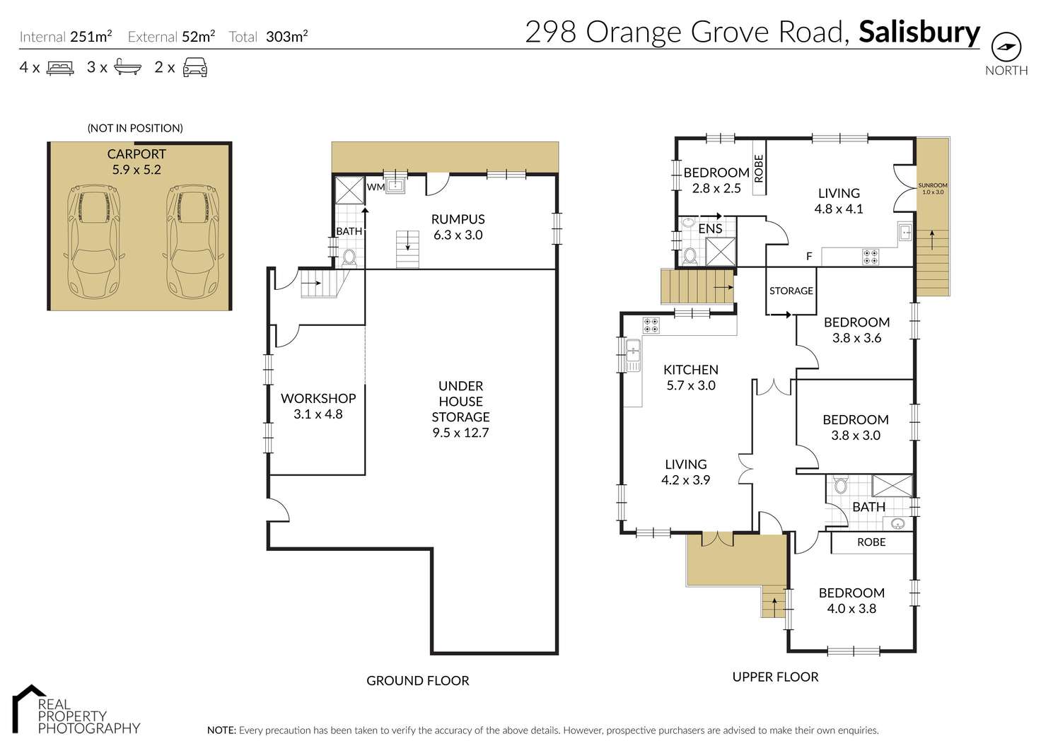 Floorplan of Homely house listing, 298 Orange Grove Road, Salisbury QLD 4107