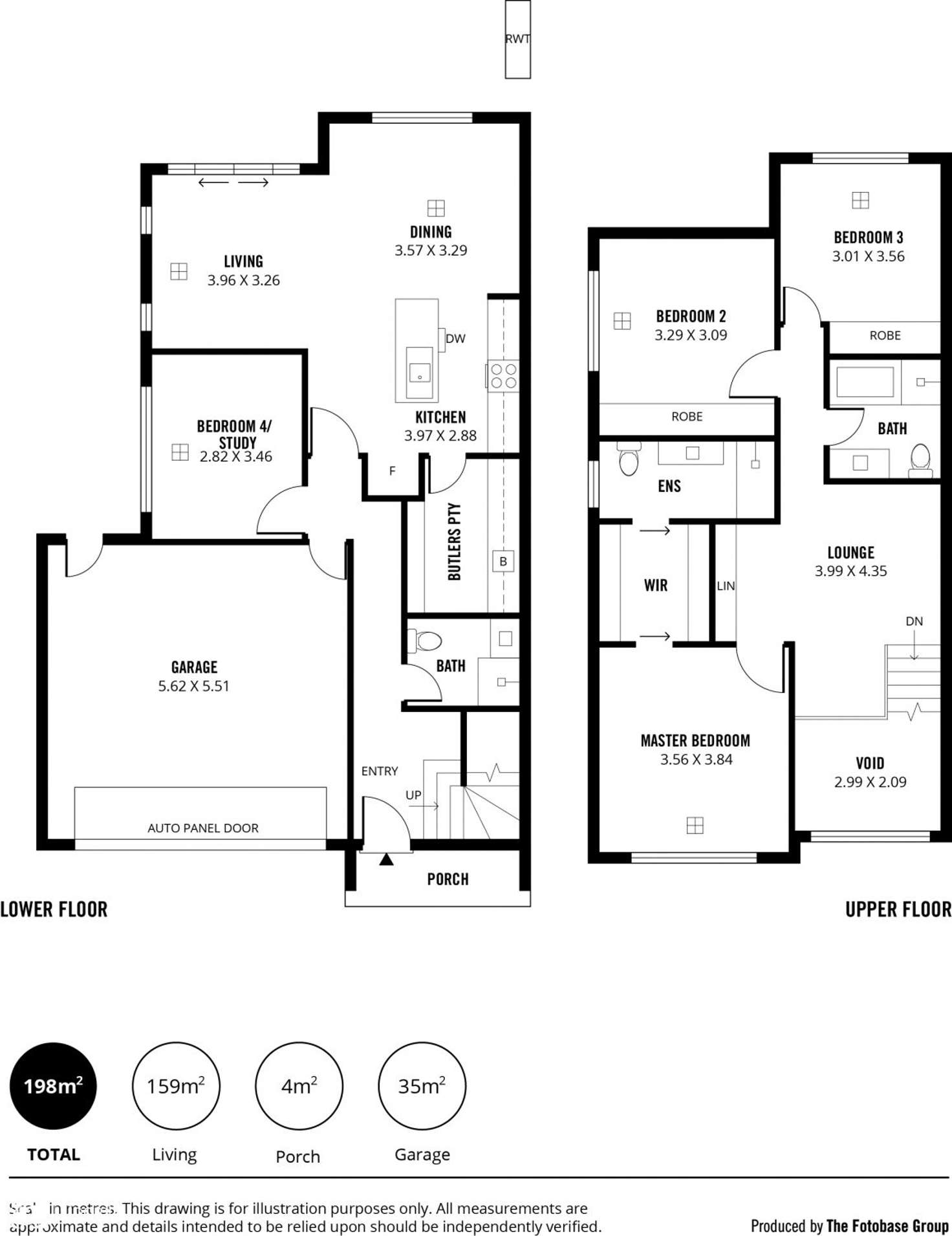 Floorplan of Homely townhouse listing, 22 Hart Street, Campbelltown SA 5074