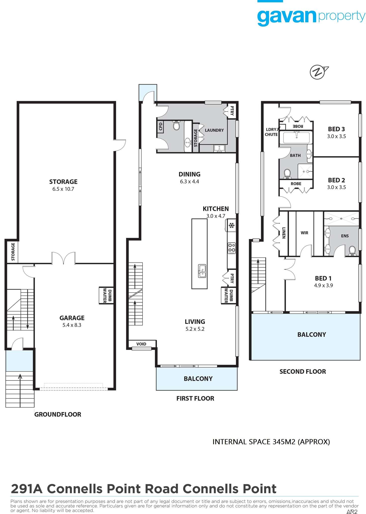 Floorplan of Homely semiDetached listing, 291A Connells Point Road, Connells Point NSW 2221