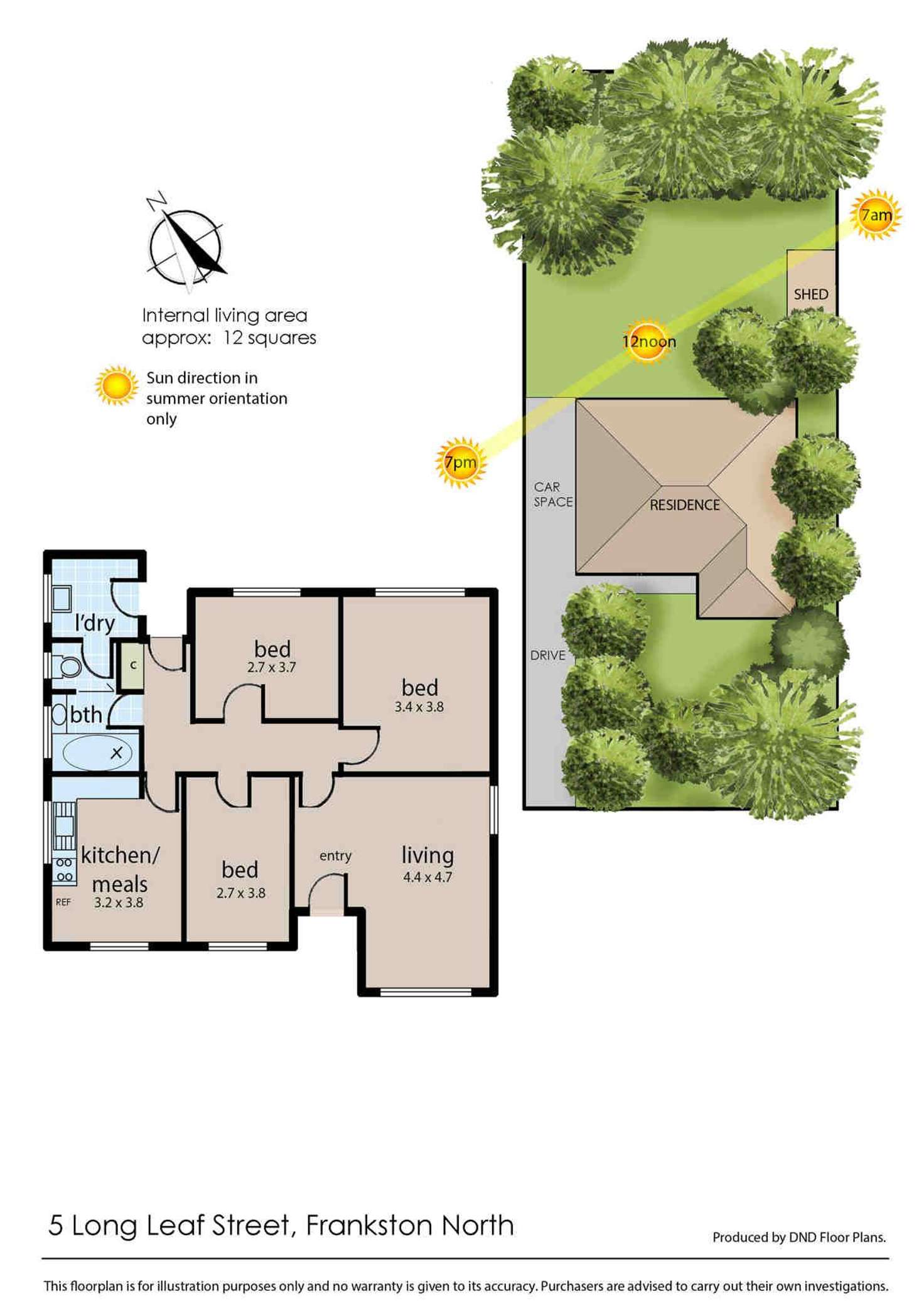 Floorplan of Homely house listing, 5 Longleaf Street, Frankston North VIC 3200