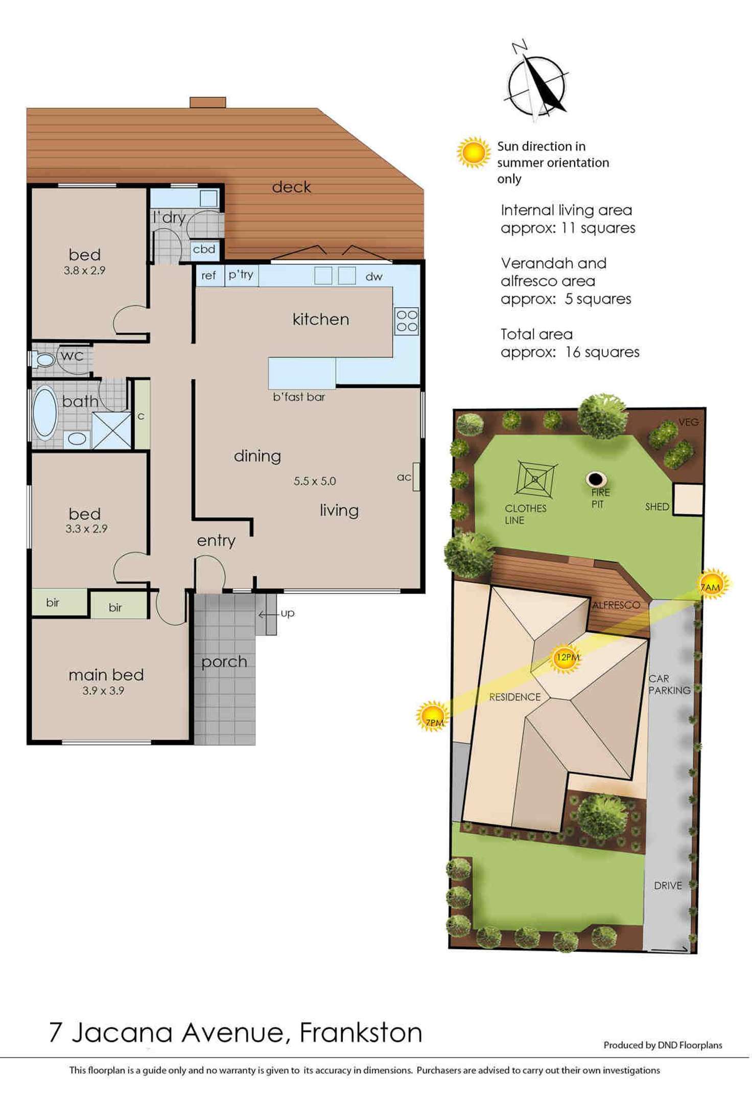 Floorplan of Homely house listing, 7 Jacana Avenue, Frankston VIC 3199