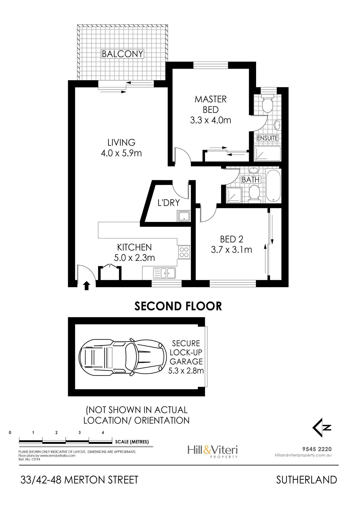 Floorplan of Homely apartment listing, 33/42-48 Merton Street, Sutherland NSW 2232