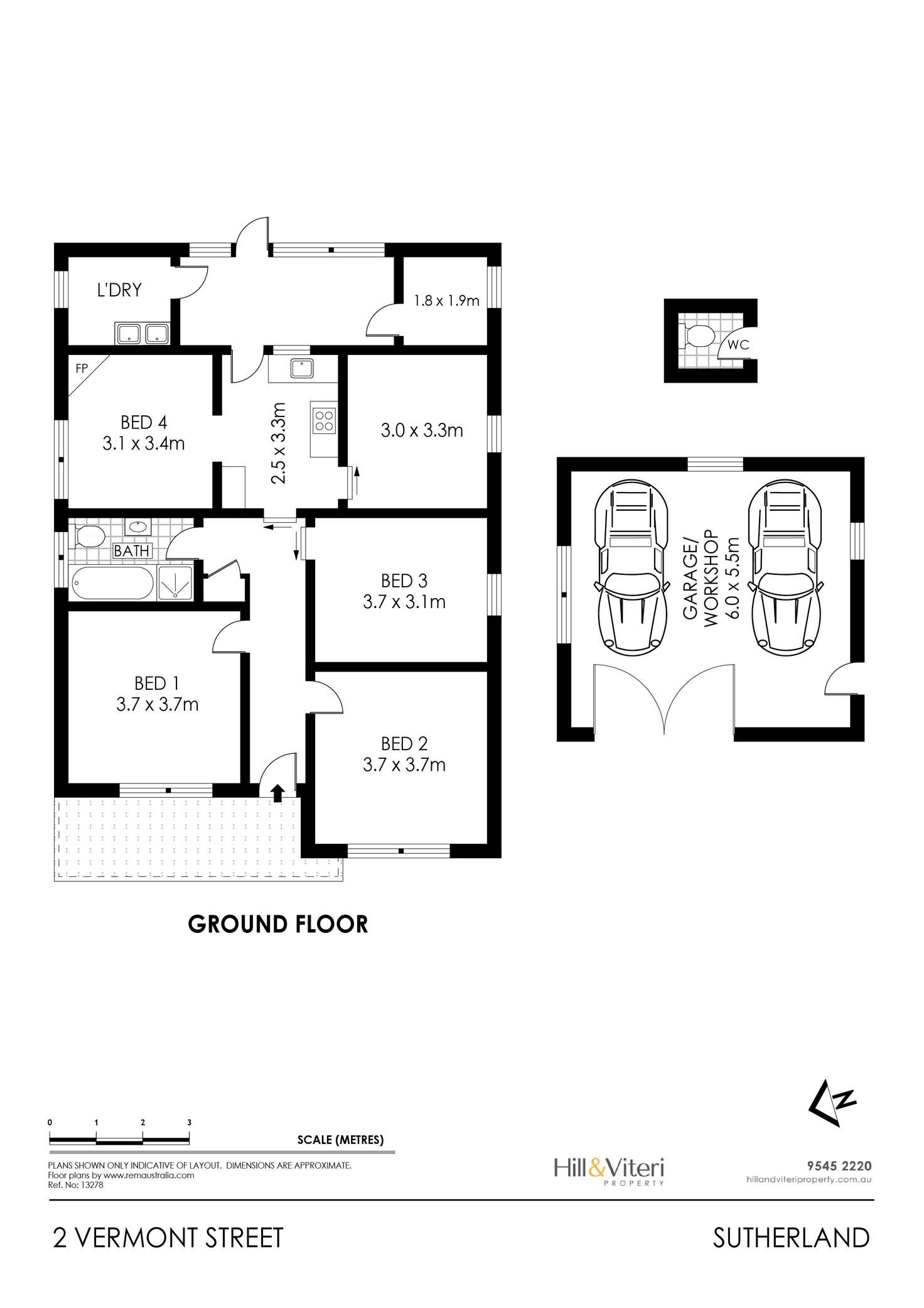 Floorplan of Homely house listing, 2 Vermont Street, Sutherland NSW 2232