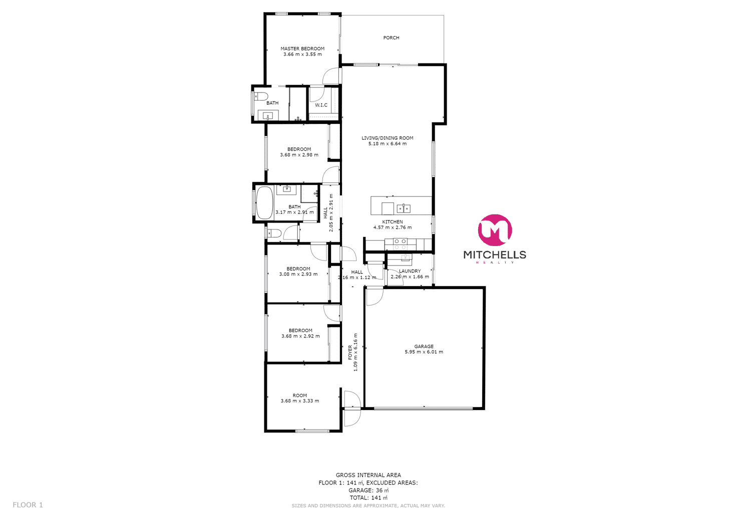 Floorplan of Homely house listing, 57 Halcyon Drive, Wondunna QLD 4655