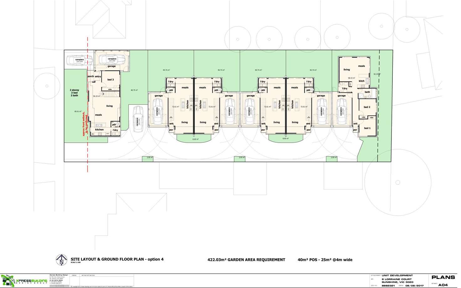 Floorplan of Homely house listing, 2 & 5/6 Lorraine Court, Sunshine VIC 3020