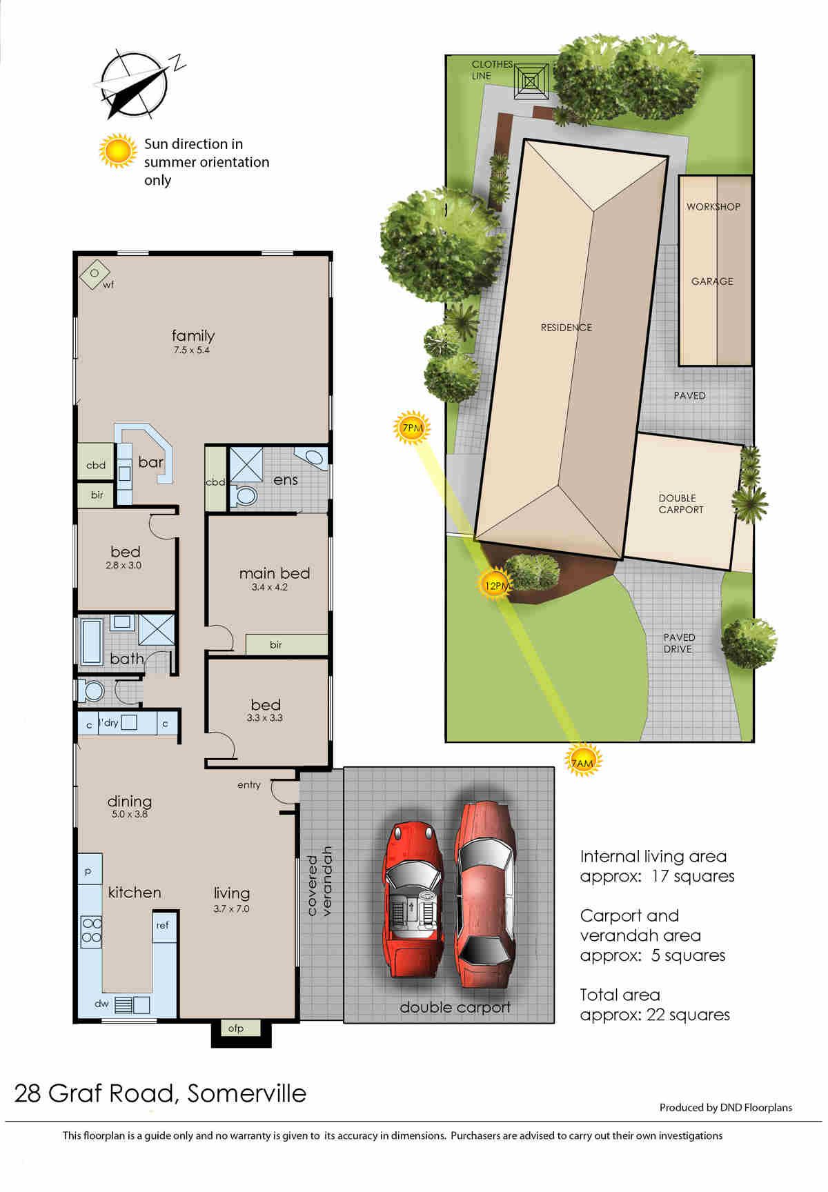 Floorplan of Homely house listing, 28 Graf Road, Somerville VIC 3912