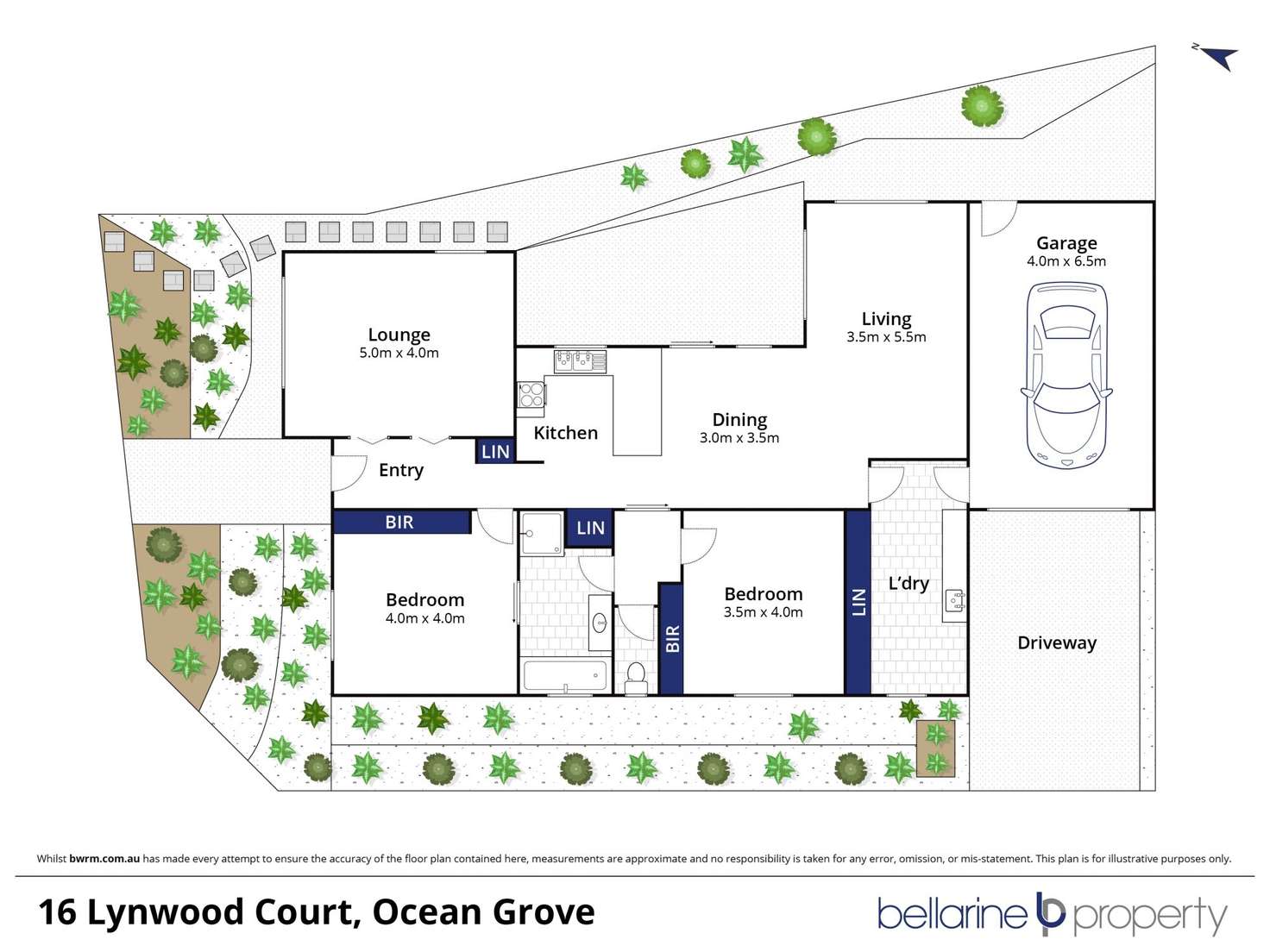 Floorplan of Homely townhouse listing, 16 Lynwood Court, Ocean Grove VIC 3226