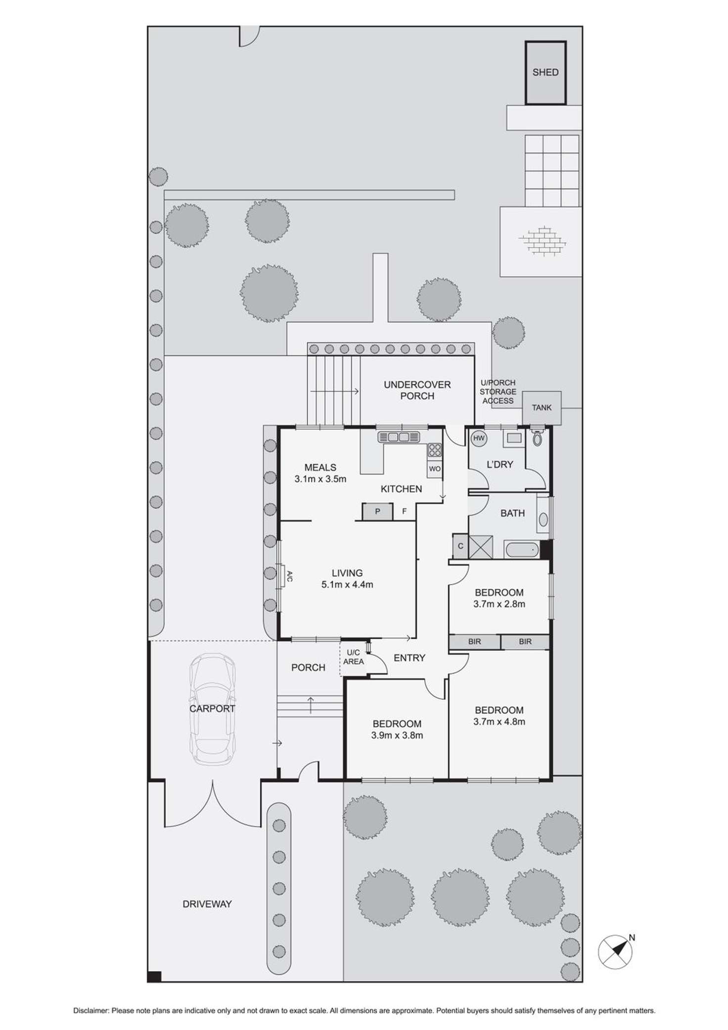 Floorplan of Homely house listing, 13 Willow Drive, Avondale Heights VIC 3034