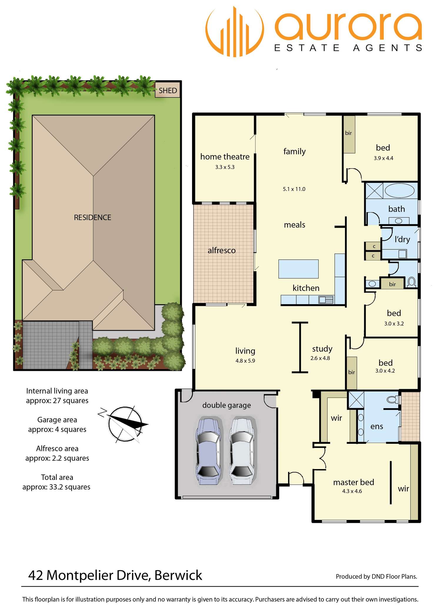 Floorplan of Homely house listing, 42 Montpelier Drive, Berwick VIC 3806