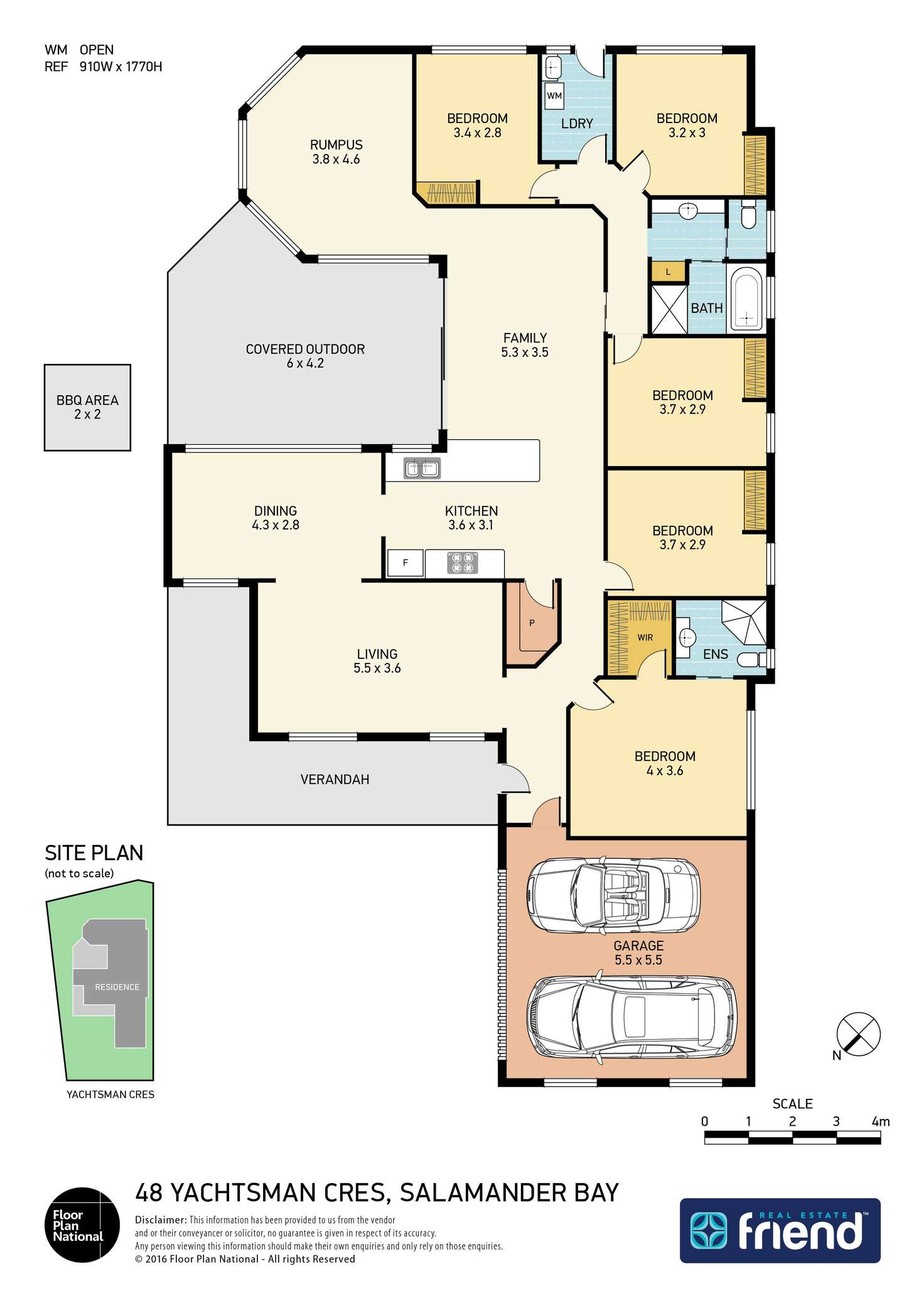 Floorplan of Homely house listing, 48 Yachtsman Crescent, Salamander Bay NSW 2317