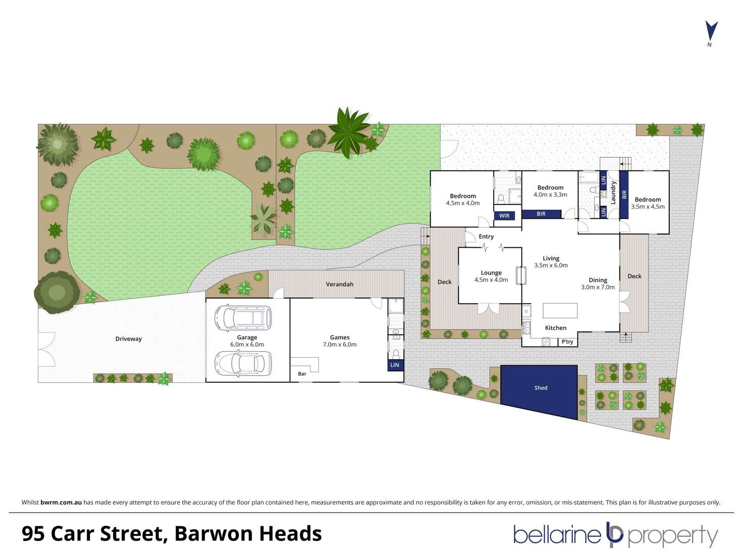 Floorplan of Homely house listing, 95 Carr Street, Barwon Heads VIC 3227