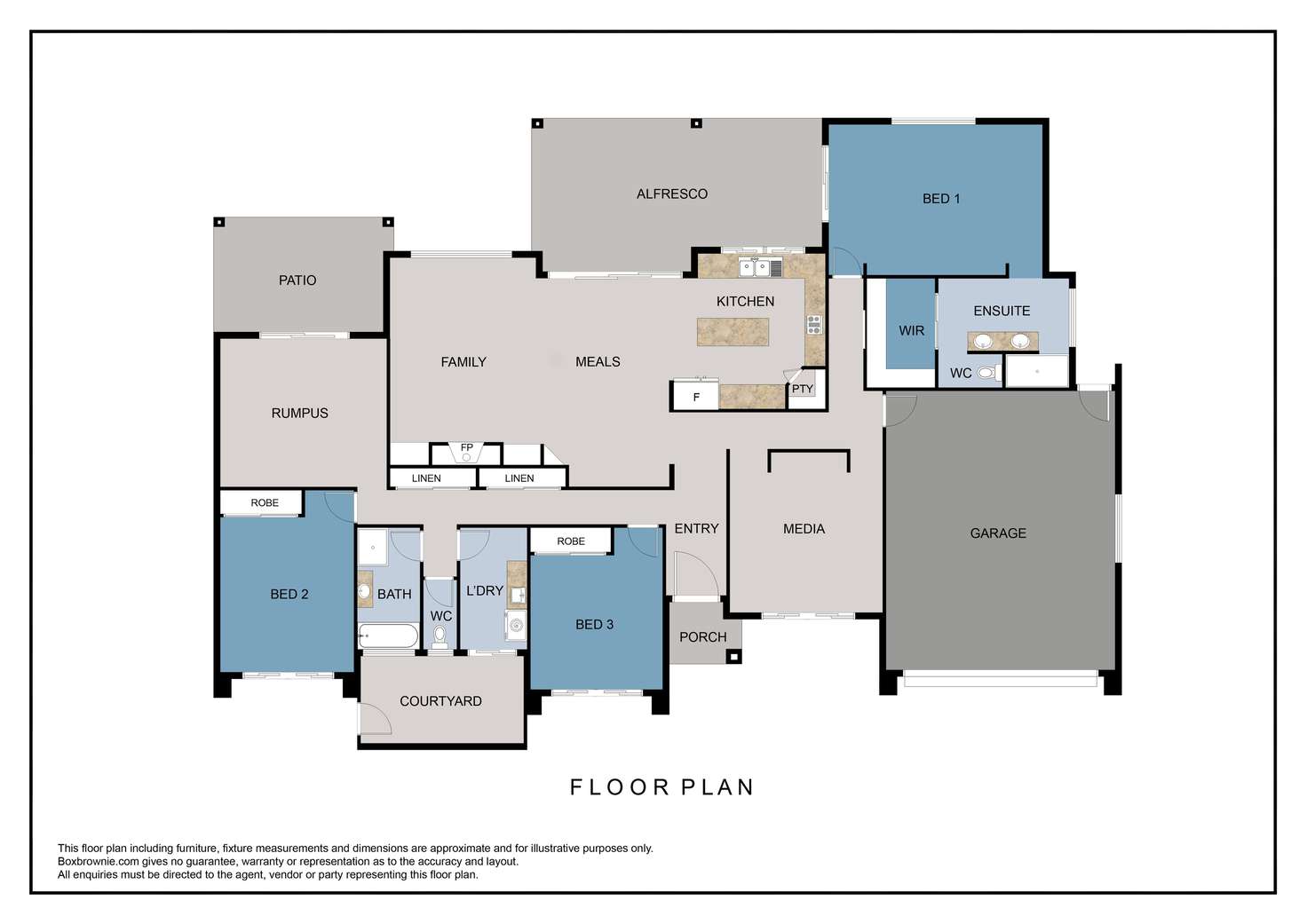 Floorplan of Homely house listing, 24 Ridgeview Place, Woombye QLD 4559