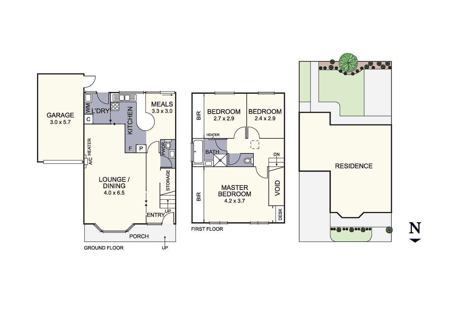 Floorplan of Homely townhouse listing, 2/133 Lincoln Road, Essendon VIC 3040