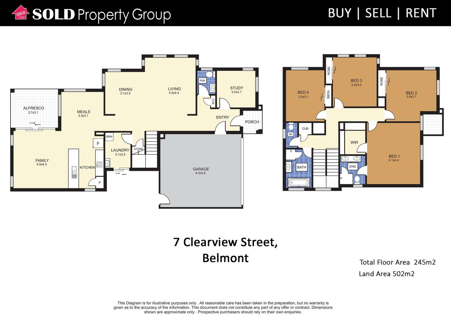 Floorplan of Homely house listing, 7 Clearview Street, Belmont QLD 4153