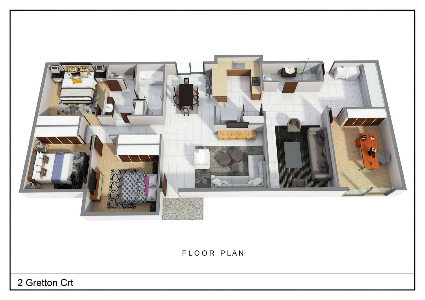 Floorplan of Homely house listing, 2 Gretton Court, Avoca QLD 4670