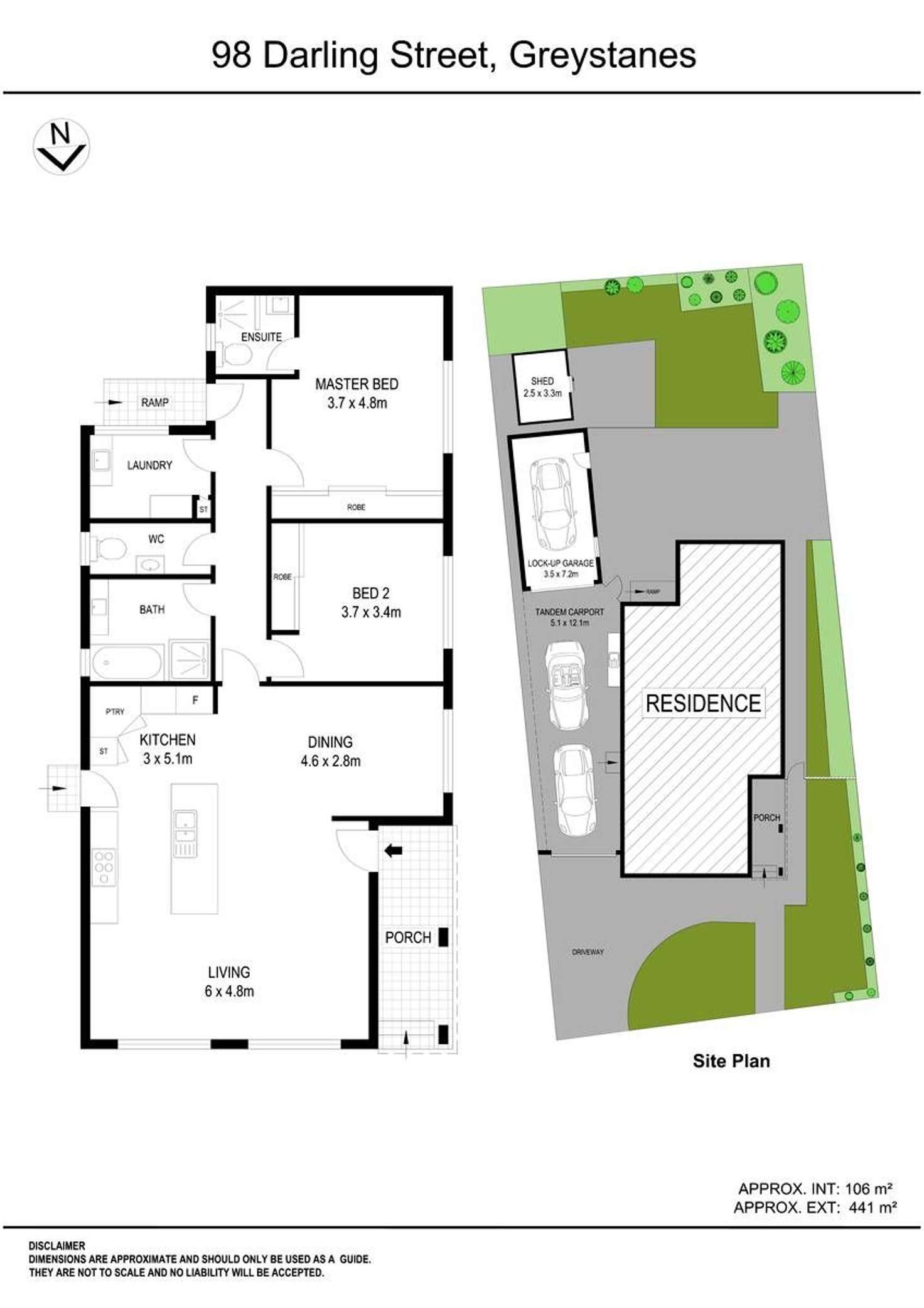Floorplan of Homely house listing, 98 Darling Street, Greystanes NSW 2145